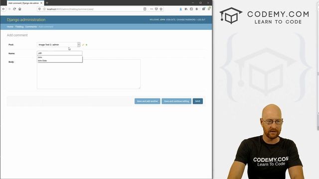 Build A Blog Comment Section - Django Blog #33 смотреть онлайн