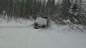 Тест шин Forward Safari 540  Сафари 540 зимой в снегу