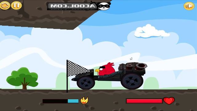 Angry Birds Cross Country - GRAND PRIX RACING BLACK CAR THROUGH ALL TRAPS! смотреть онлайн