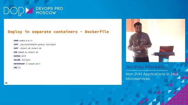 Andrey Markelov - Non JVM Applications in Java Microservices смотреть онлайн