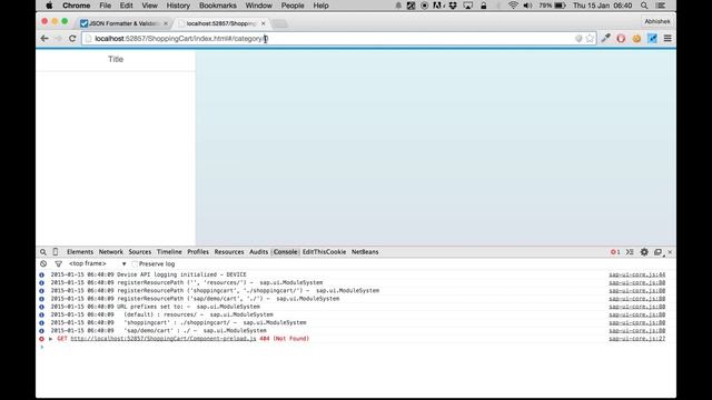 SAPUI5 - Shopping Cart Tutorial - Part 2 смотреть онлайн