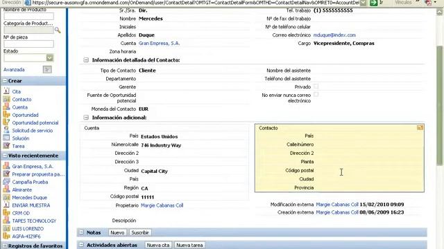 Oracle CRM On Demand Demostración e introducción a funcionalidades básicas. Por Qualita смотреть онлайн
