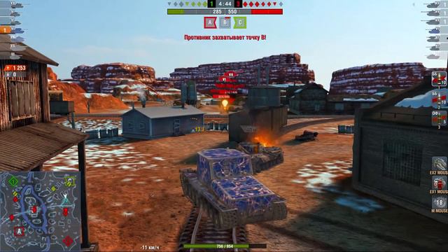 World Of Tanks Blitz. СУ-100Y (СССР). ВОИН! смотреть онлайн