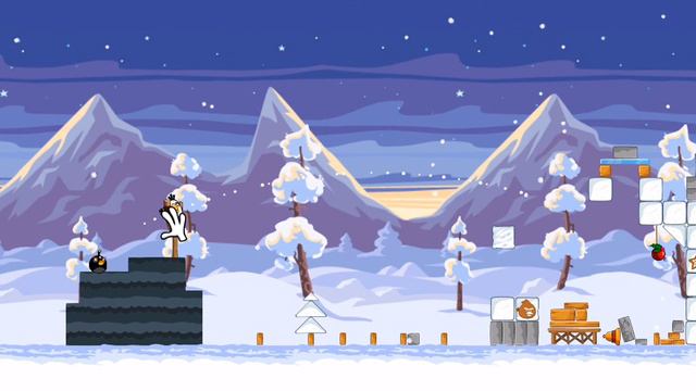Angry Birds Seasons - Wreck the Halls - 1-3 - 2012 - Walkthrough 3 Stars - HD (720p) смотреть онлайн