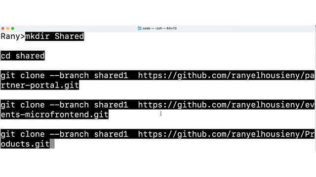 Microfrontends With Module Federation: Shared Modules: 1. Clone Projects смотреть онлайн