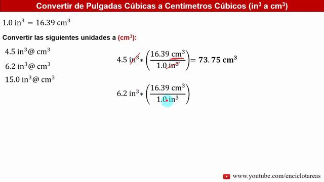 Pulgadas Cúbicas a Centimetros Cúbicos (in3 a cm3) - Parte 2 смотреть онлайн