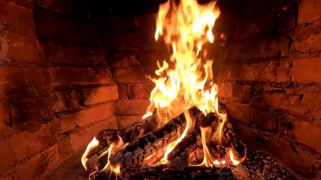 КАМИН 3ЧАСА ?ЗВУК ТРЕСКА ДРОВ?ПРИЯТНАЯ АТМОСФЕРА?ОГОНЬ