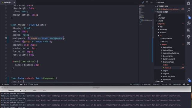 #FeatureFriday: Building a theme editor with styled-components смотреть онлайн