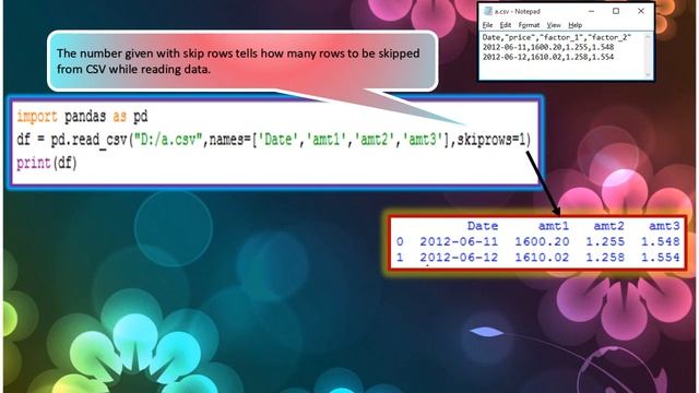 #pandas- importing & exporting csv смотреть онлайн
