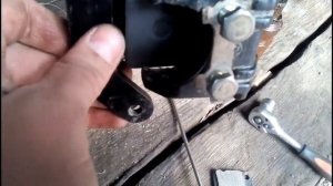 Замена колодок дисковых тормозов на квадроцикле.