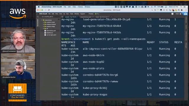 Deploying your app to AWS Fargate on Amazon EKS смотреть онлайн
