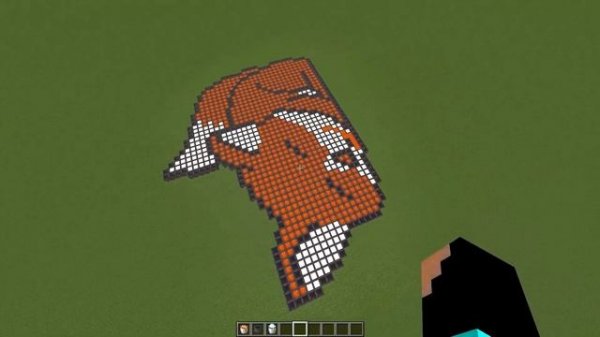 How To Draw in Minecraft ? | Pixel Art | Fox #6