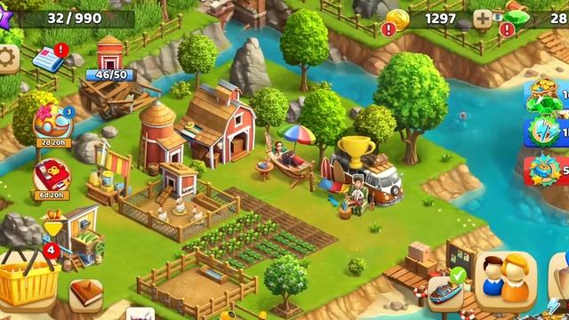 Funky Bay - Farm & Adventure game - Walkthrough - Under water adventure (Android) смотреть онлайн