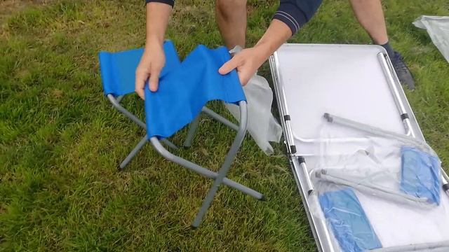 Распаковка - Комплект складной мебели Sabriasport 901004