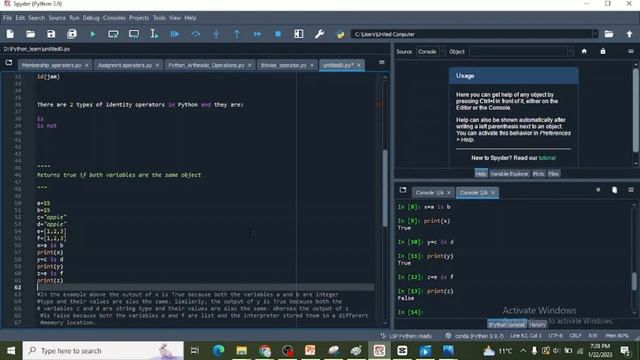 Python Identity Operators| Python Tutorial смотреть онлайн
