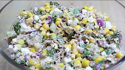 5 минут салат готов Салат с тунцом на каждый день смотреть онлайн