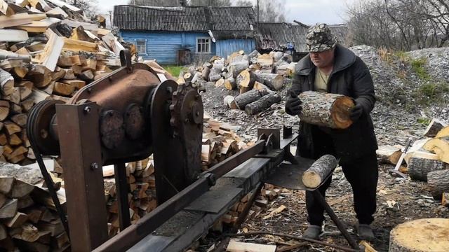 Простой редукторный двухсторонний дровокол смотреть онлайн