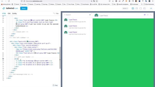 #06 Laravel Real-time Chat Application - Messenger Chat Application Chat UI Design смотреть онлайн