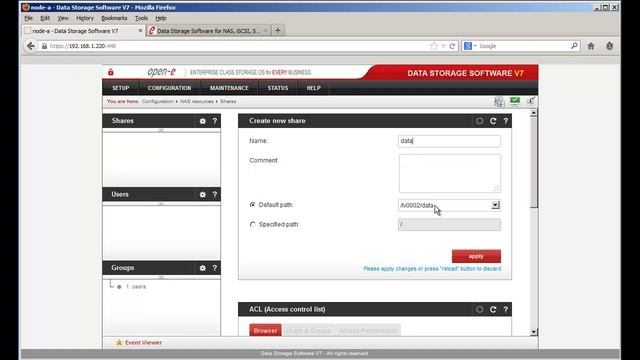 Connect Open-E DSS V7 to a NIS Server смотреть онлайн