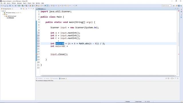 BEECROWD 1013 - O Maior ( Resolução em Java ) | URI Online Judge смотреть онлайн