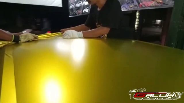 full wrapping honda jazz matt chrome gold смотреть онлайн