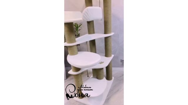 Когтеточка. Домик для кота. Мебель для кошек Соня. Видео-отзыв. Изготовление когтеточек под заказ.