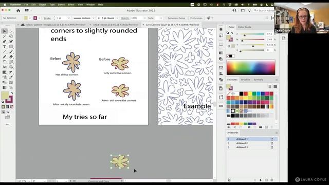 Illustrator Missing Live Corner Widgets, Rounding Path Corner vs. Stroke Corner. смотреть онлайн