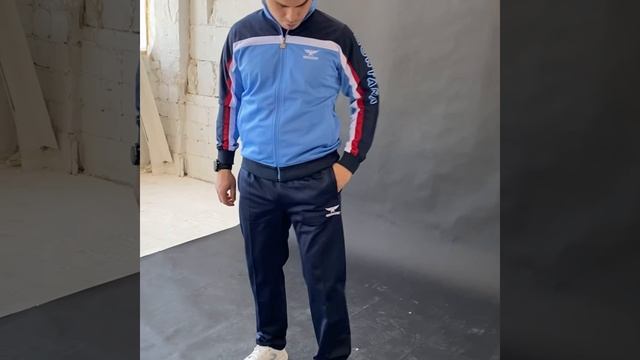 Мужской спортивный костюм Montana Sport голуба микся Винтаж 80-90-х Турция Спортивный костюм смотреть онлайн