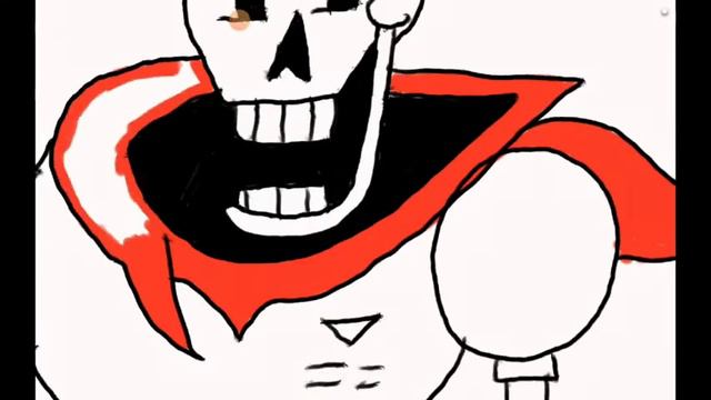 Papyrus Undertale Drawing смотреть онлайн