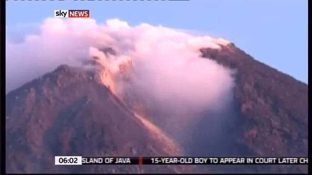 Tsunami and Volcano hit Indonesia and Java смотреть онлайн