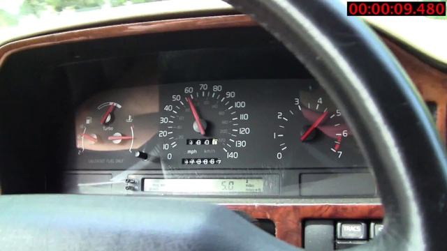 1995 Volvo 850 Turbo 0-60 MPH смотреть онлайн