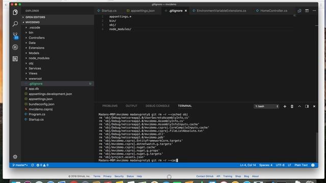adding gitignore file to project смотреть онлайн