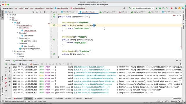 Java Web Project | Create Login and Register Form From Scratch with, Java11, Spring MVC, PostgreSQL смотреть онлайн