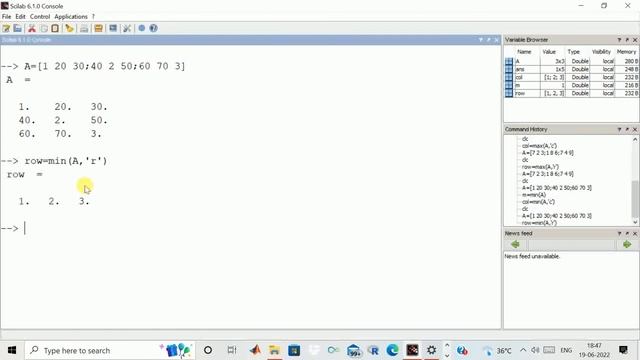 Matrix Operations in Scilab смотреть онлайн