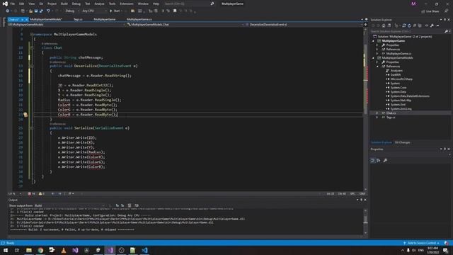 How to make a multiplayer game in Unity with DarkRift - Serialization and Deserialization #4 смотреть онлайн