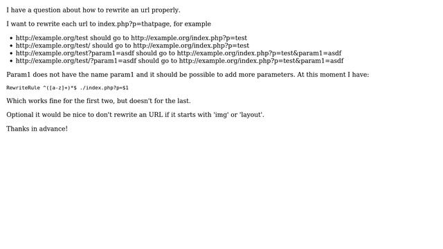 .htaccess rewrite with parameters смотреть онлайн