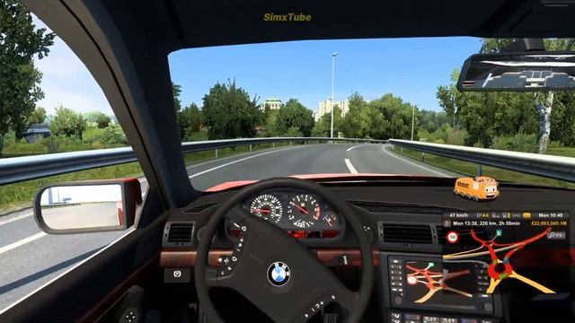BMW 750iL E38 || Euro Truck Simulator 2 || ETS 2 Car Mod 1.48 смотреть онлайн