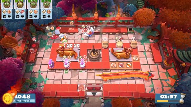 [WR] Overcooked 2. Chinese New Year 1-3 | 3 players online coop 4 stars | Score: 2616 смотреть онлайн
