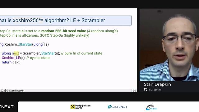 Stan Drapkin — How random is Random? Pitfalls of Random in .NET 6 смотреть онлайн