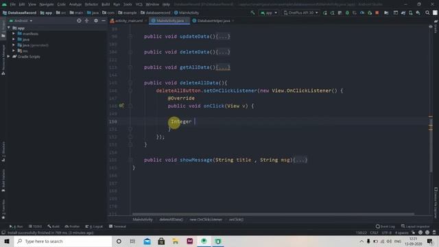 SqliteDataBase #6 : How to Delete all the Data at Once in the SQLite Database смотреть онлайн