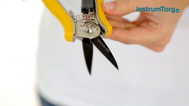 [60500] Секатор цветочный, 150 мм, металлические рукоятки с резиновыми вставками [Instrumtorg.ru] смотреть онлайн