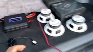 Работающий динамик под водой  Russian Bass M165X