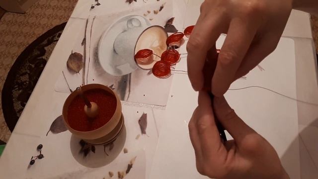 Как собрать розу из бисера часть 1. смотреть онлайн