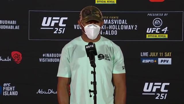 ufc 251 Усман, Масвидаль - интервью перед боем [HD] смотреть онлайн