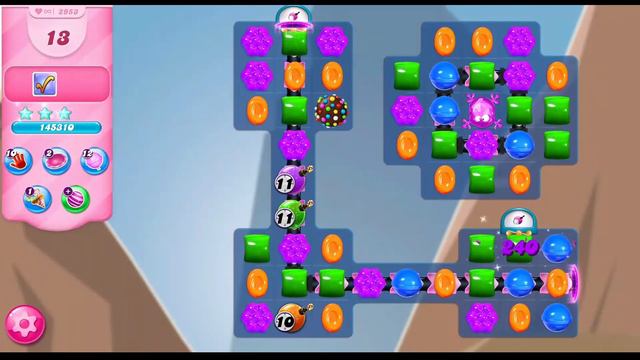 Candy Crush Saga Level 2953 || NO HACK GAMEPLAY смотреть онлайн