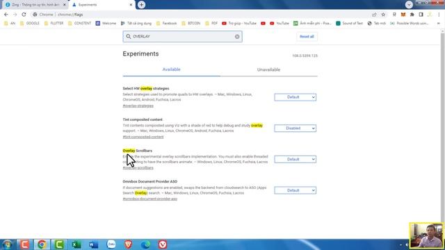 Hướng dẫn cho phép Overlay Scrollbars Trên Google Chrome смотреть онлайн