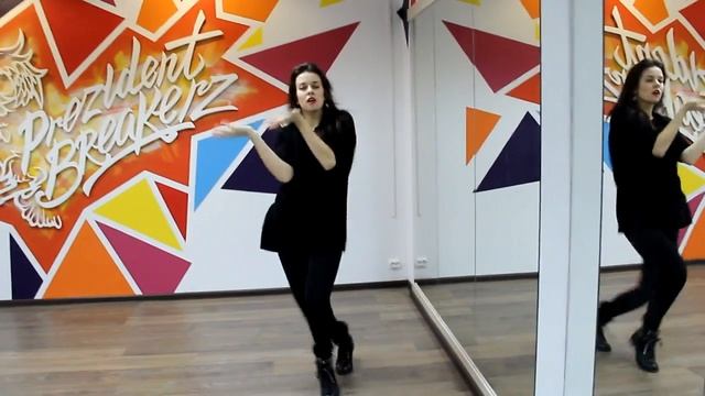Лена Окинина! Студия современного танца Prezident Breakerz! Танцы в Череповце смотреть онлайн