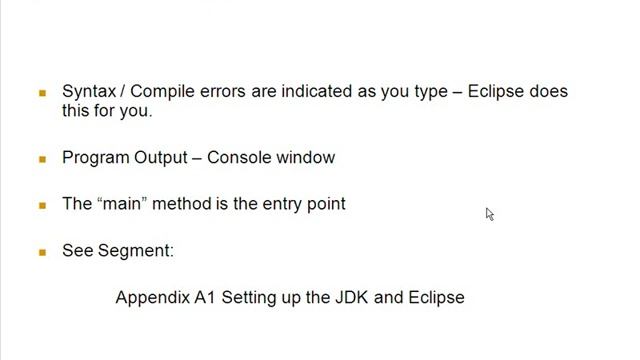 01 Java - Getting Started смотреть онлайн