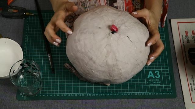 Как сделать тыкву своими руками! Украшение на Хэллоуин! смотреть онлайн