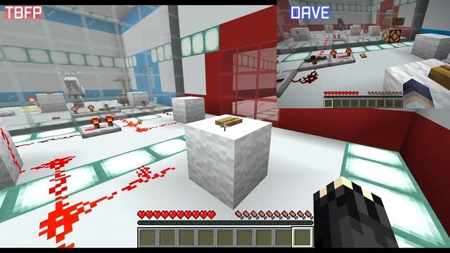 Minecraft : RnB Co-op Map (Part 1) Feat. Dave | Puzzle Map